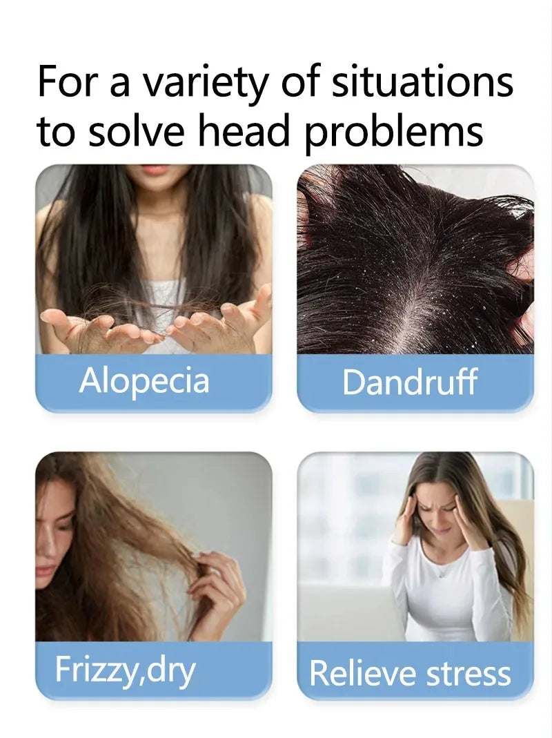 LED Hair Massage Comb