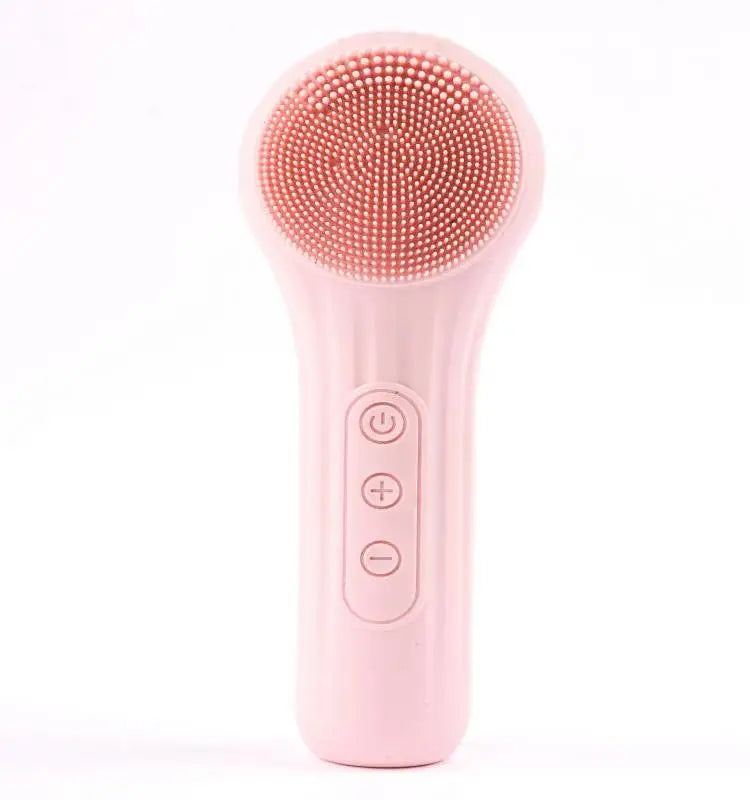 Heated Silicone Electric Facial Cleansing Brush