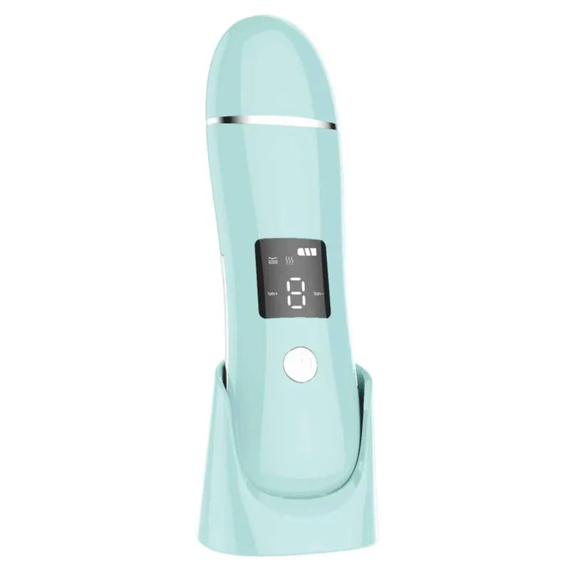Ultrasonic Facial Skin Scrubber Spatula