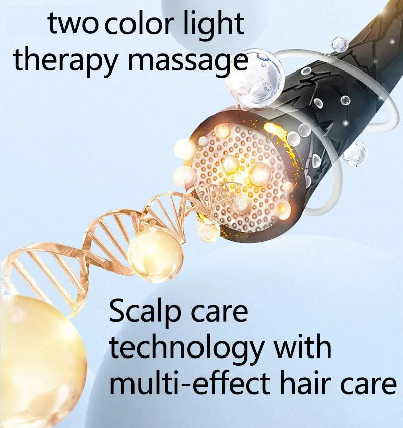 LED Hair Massage Comb
