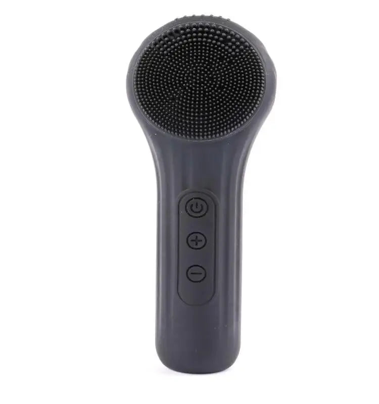 Heated Silicone Electric Facial Cleansing Brush